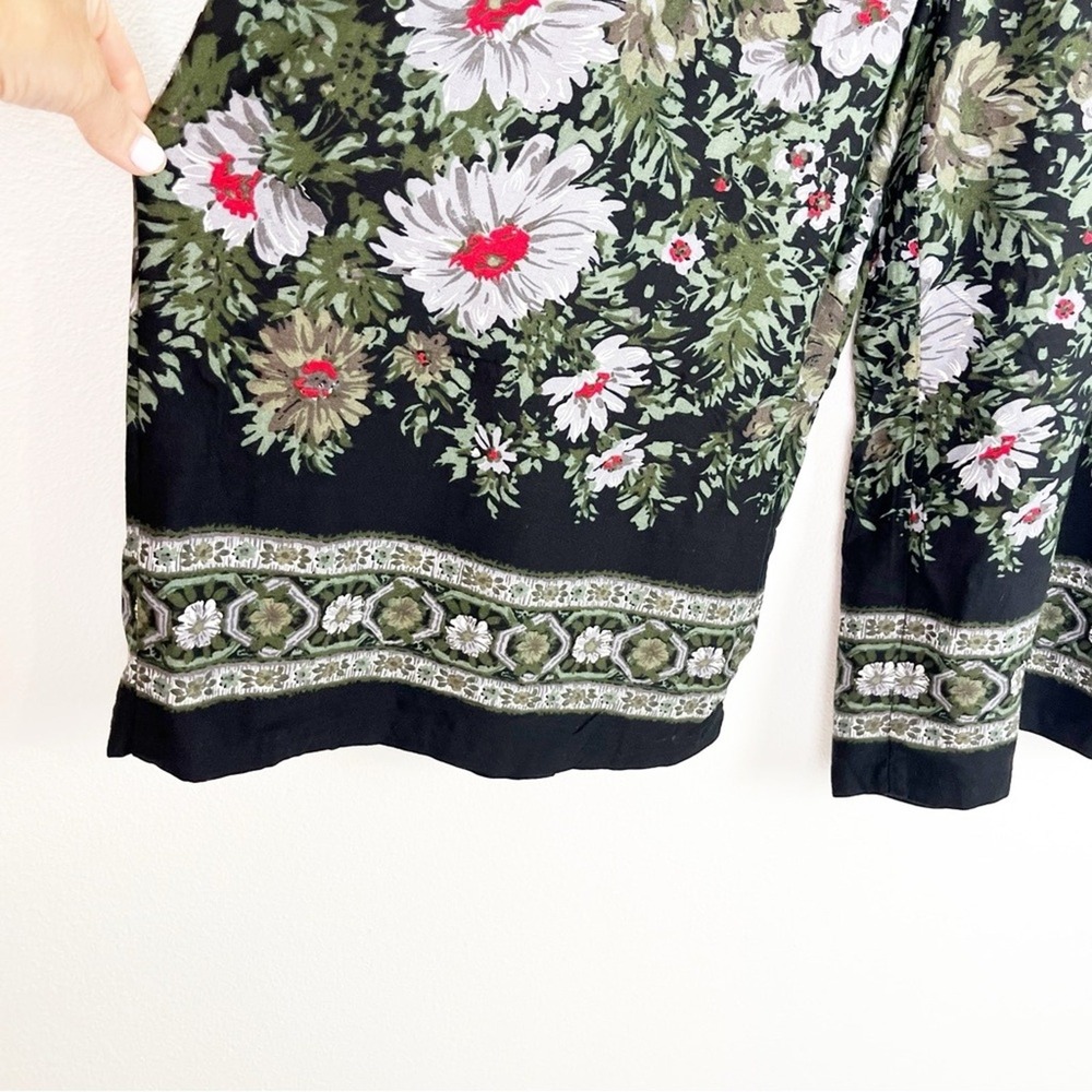 Vintage Floral Palazzo Pants - Picture 5 of 13